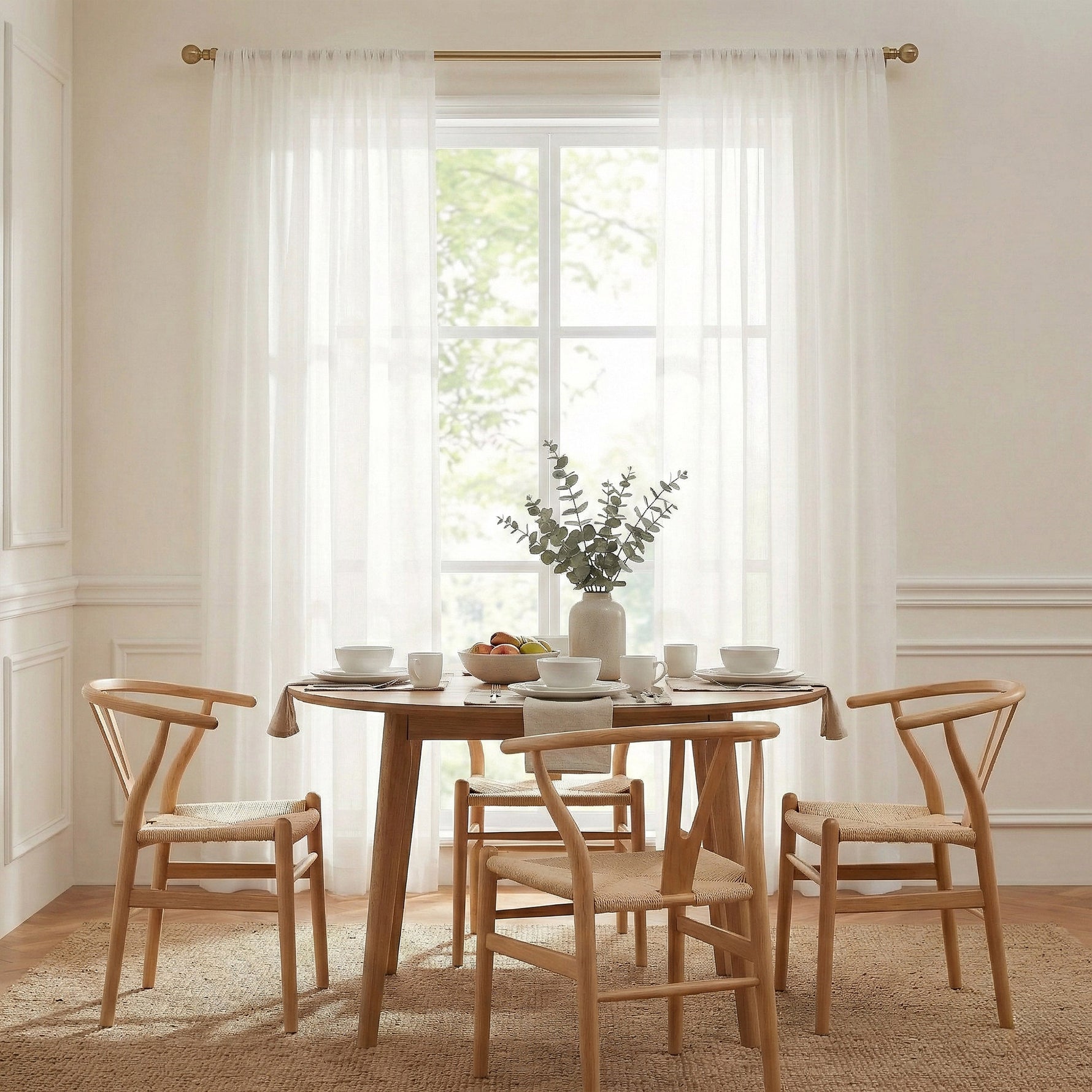 Durable White Sheer Curtains - Detail View 2 | JOYDRAPE Bespoke Luxury