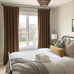 Morandi Cotton Linen Textured Blackout Curtains