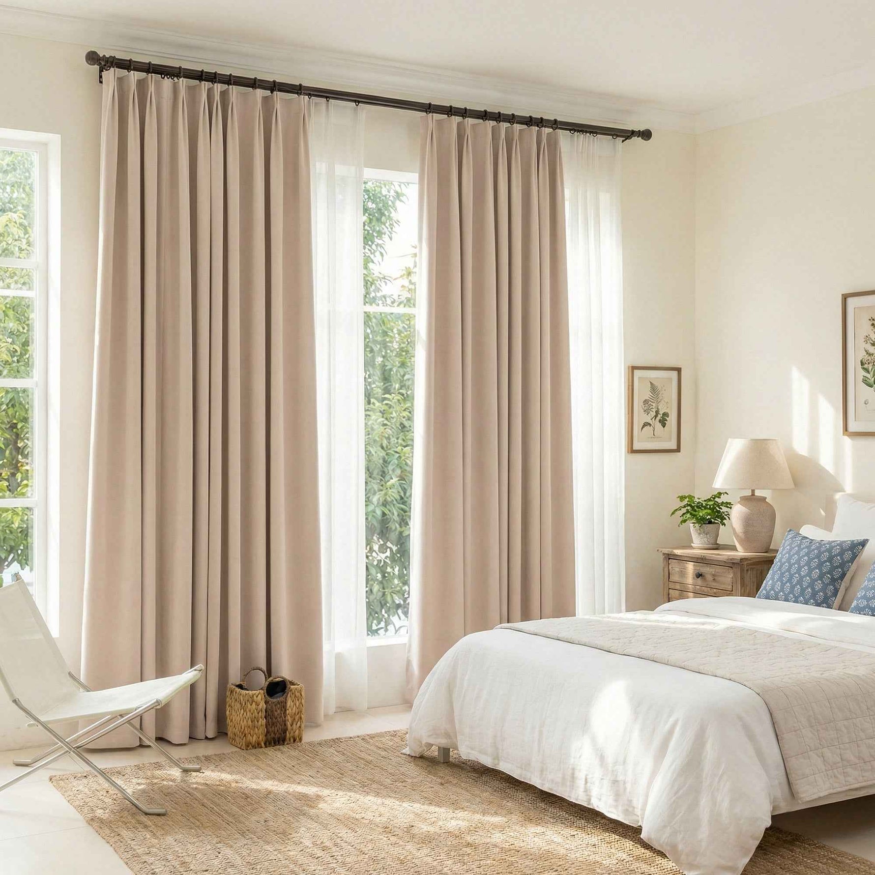 Fluffy 100% Blackout Chenille Curtains - Detail View 3 | JOYDRAPE Bespoke Luxury