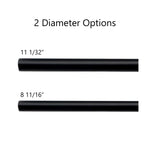 P-Double Decorative Curtain Rod with Rings - Detail View 5 | JOYDRAPE Bespoke Luxury
