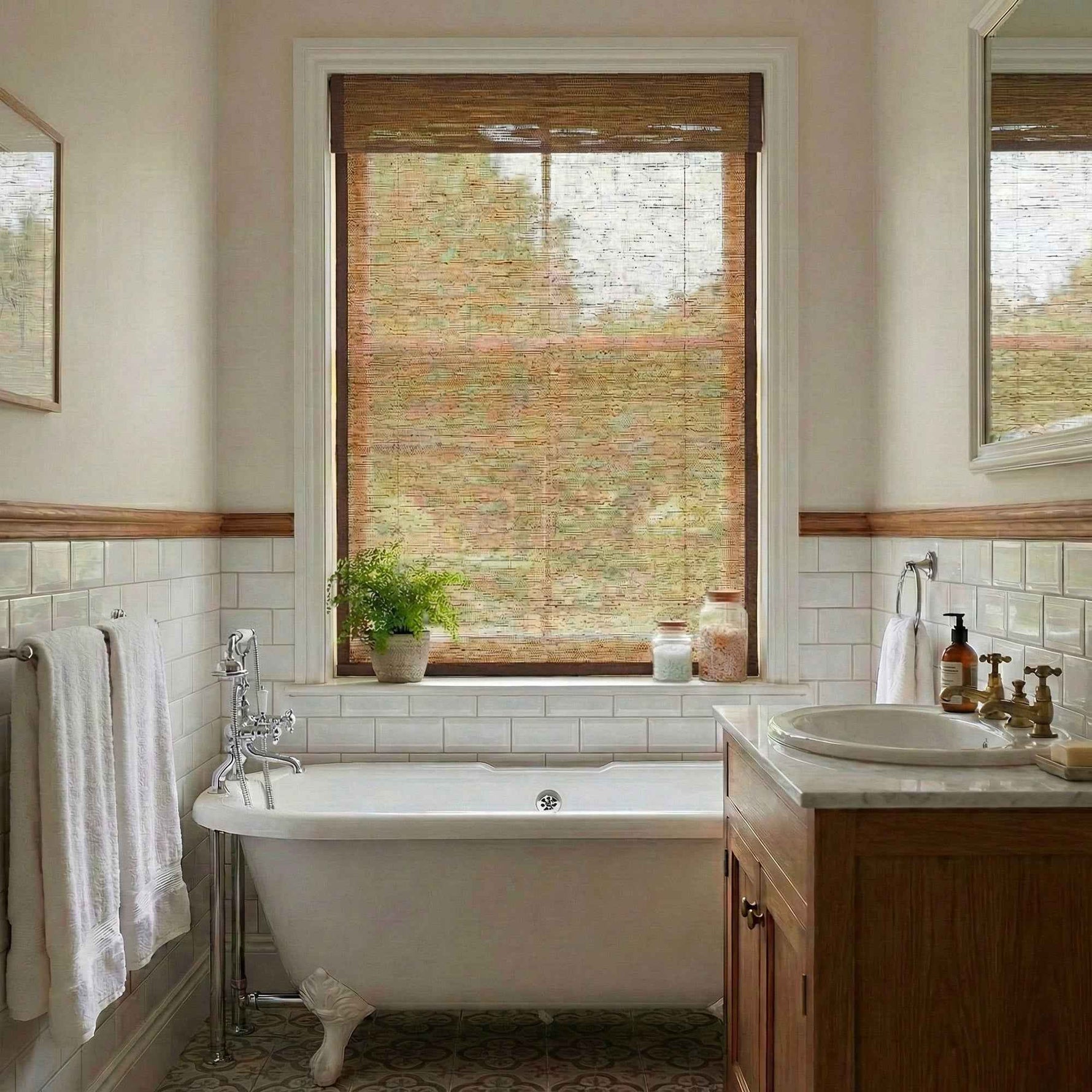 L-Lhramie Refined Ramie Cordless Roman Shades - Detail View 3 | JOYDRAPE Bespoke Luxury
