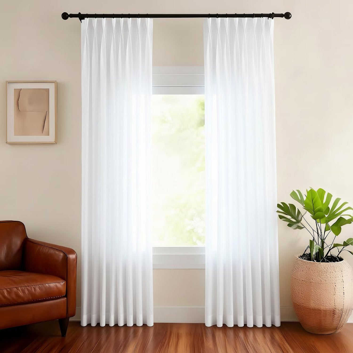 Polishhed mirrored heat insulation sheer curtains