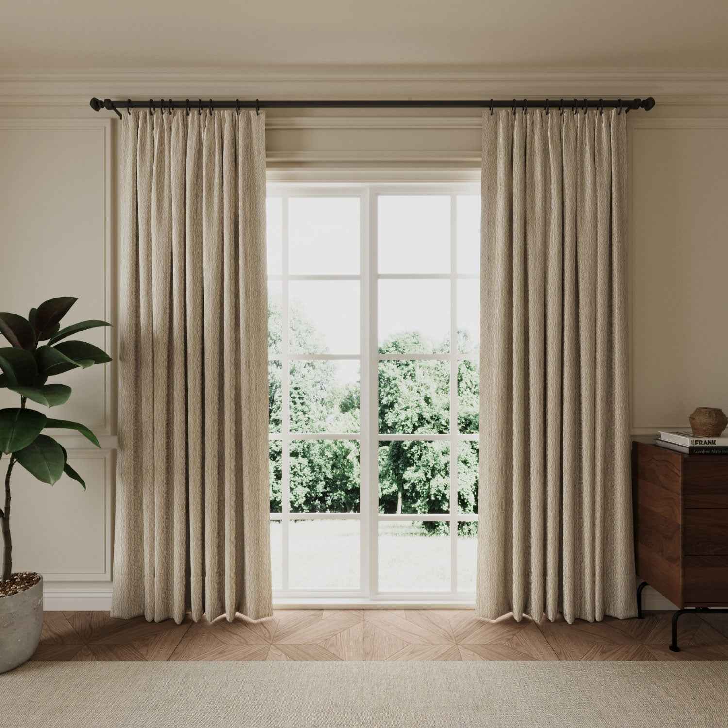 Pink Blackout Curtain Pleated - Detail View 6 | JOYDRAPE Bespoke Luxury