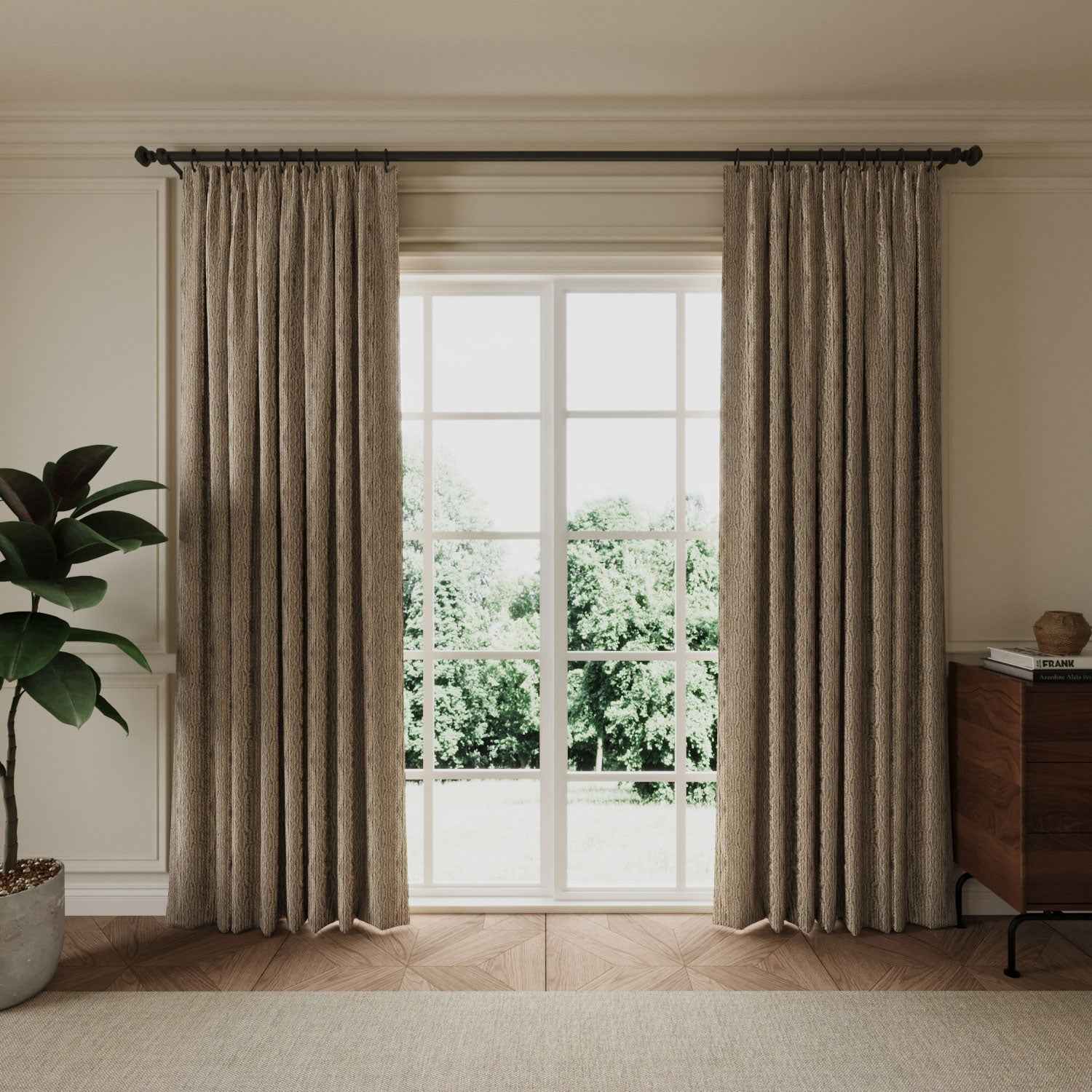 Pink Blackout Curtain Pleated - Detail View 9 | JOYDRAPE Bespoke Luxury