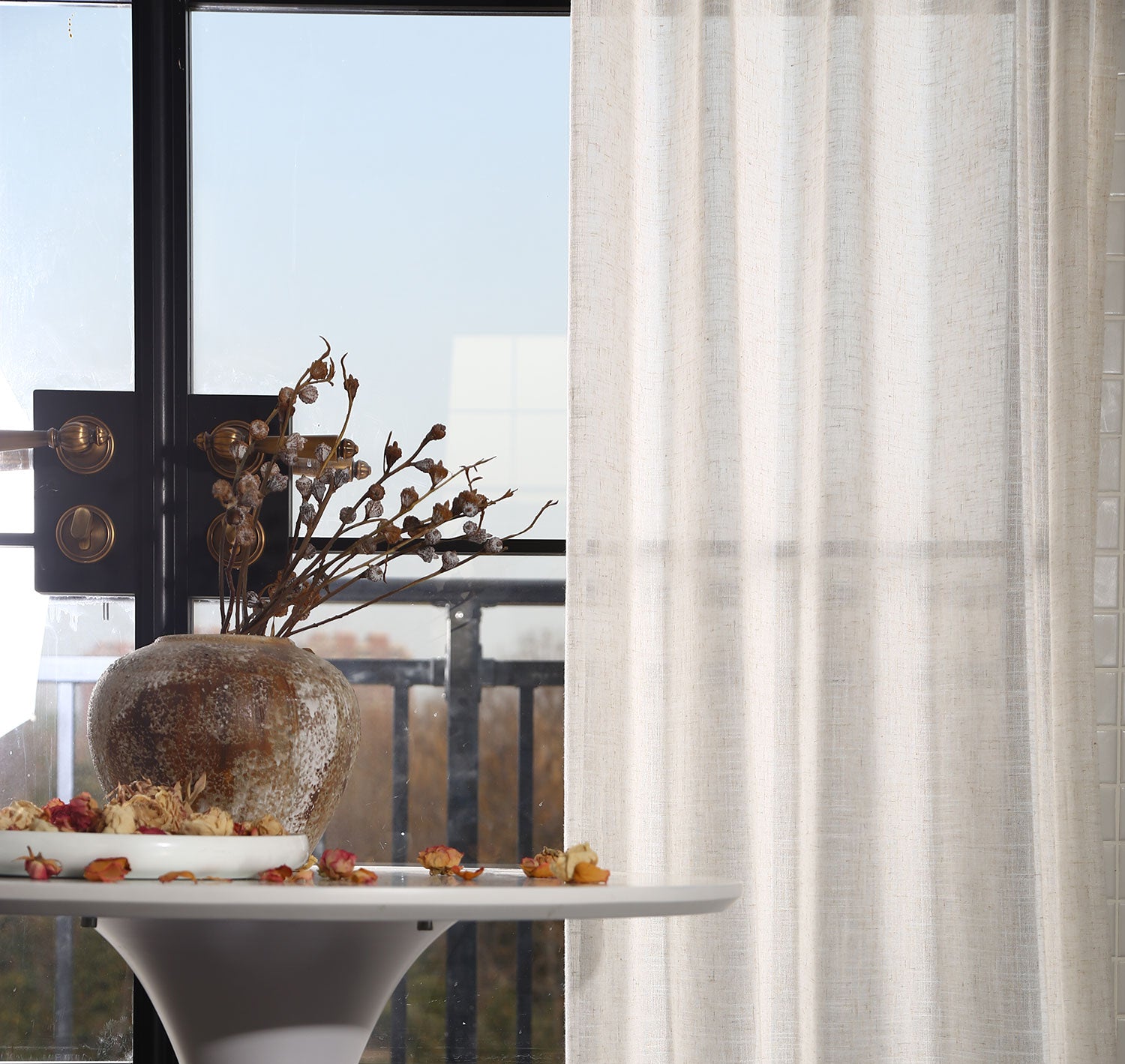 Sheer Linen Curtains