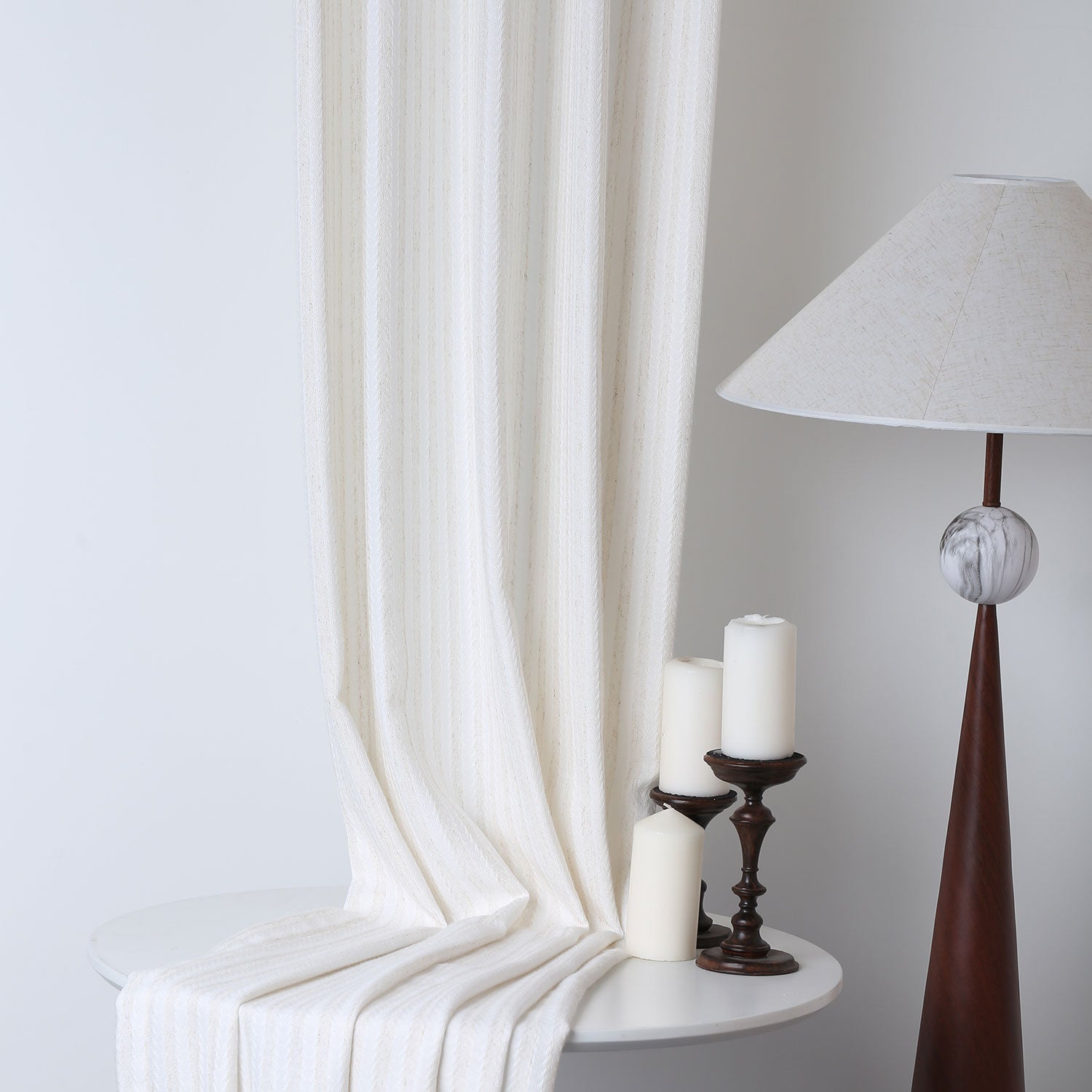 stripe Polyester curtain