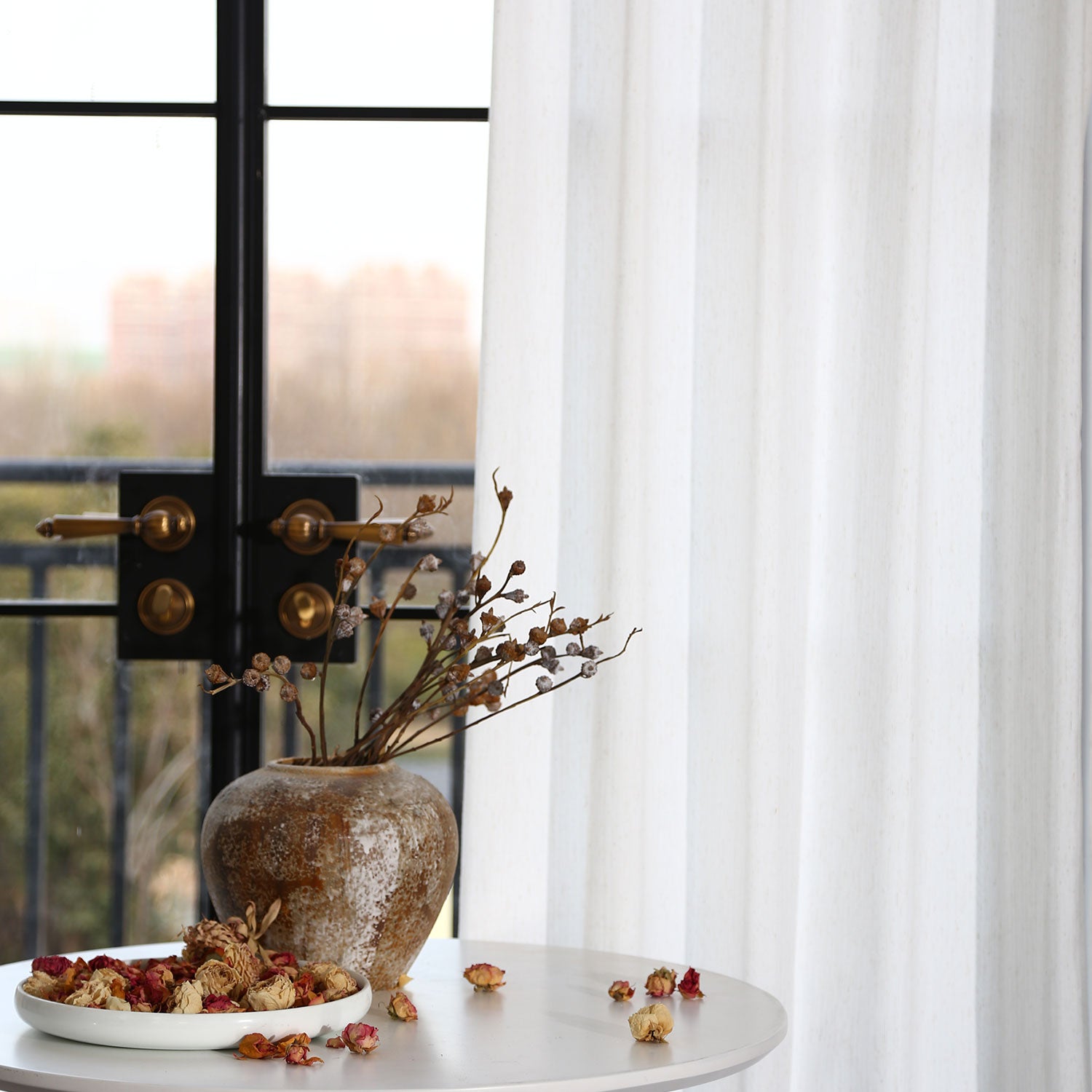Linen Sheer Curtains