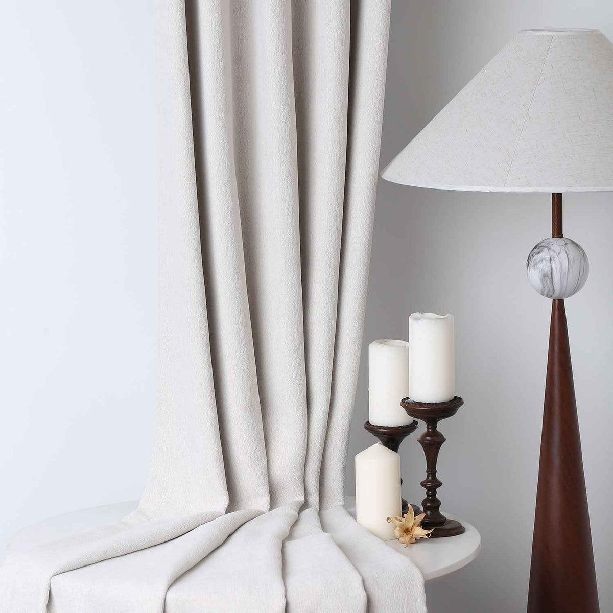 Polyester Blackout Chenille Curtain - Detail View 1 | JOYDRAPE Bespoke Luxury