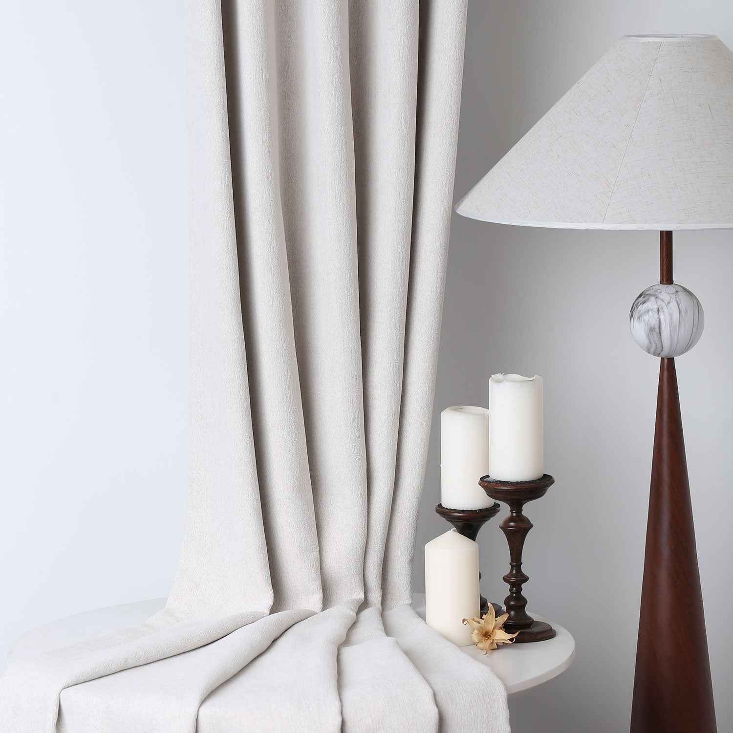 Polyester Blackout Chenille Curtain - Detail View 1 | JOYDRAPE Bespoke Luxury