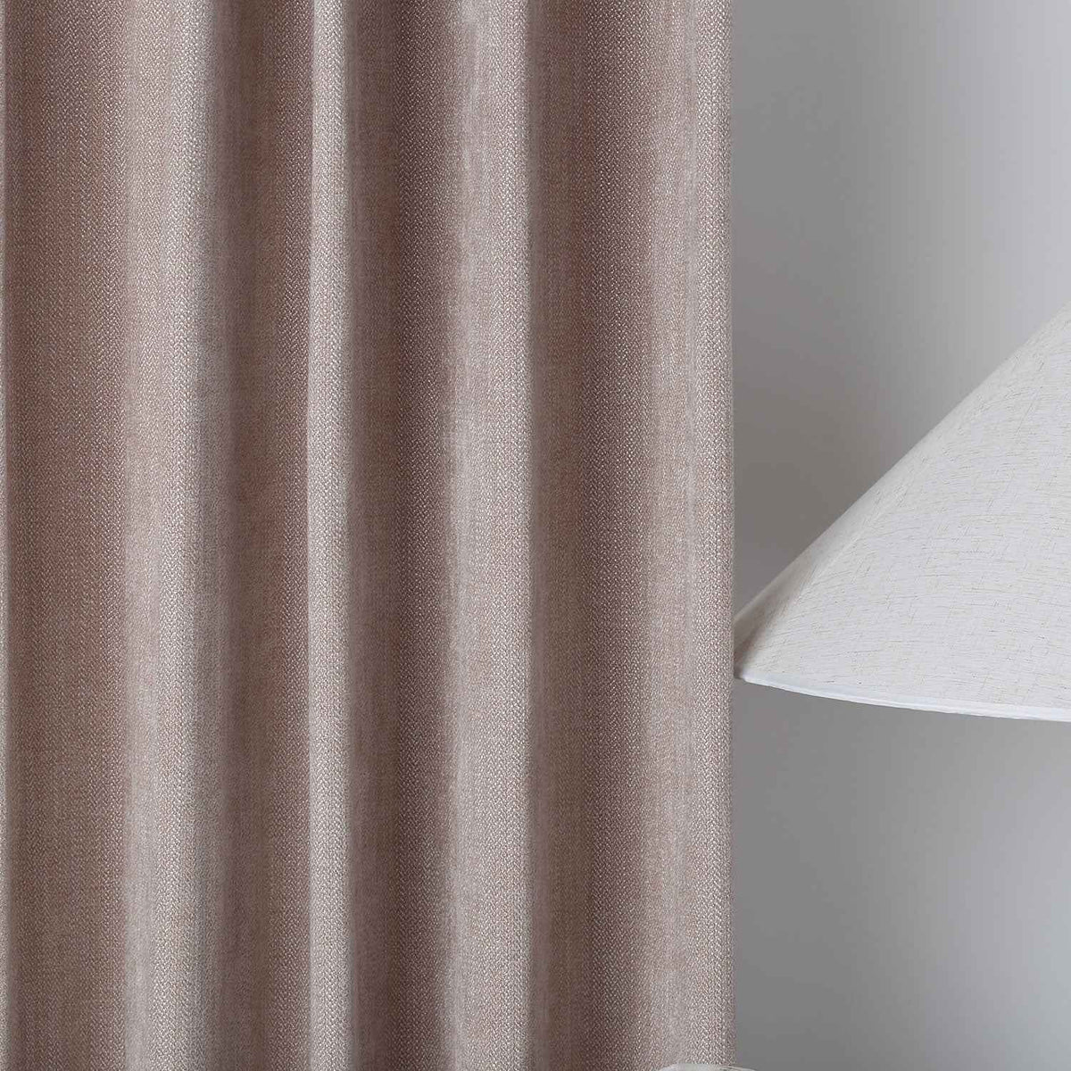 Blackout Jacquard Curtain Pleated - Detail View 2 | JOYDRAPE Bespoke Luxury