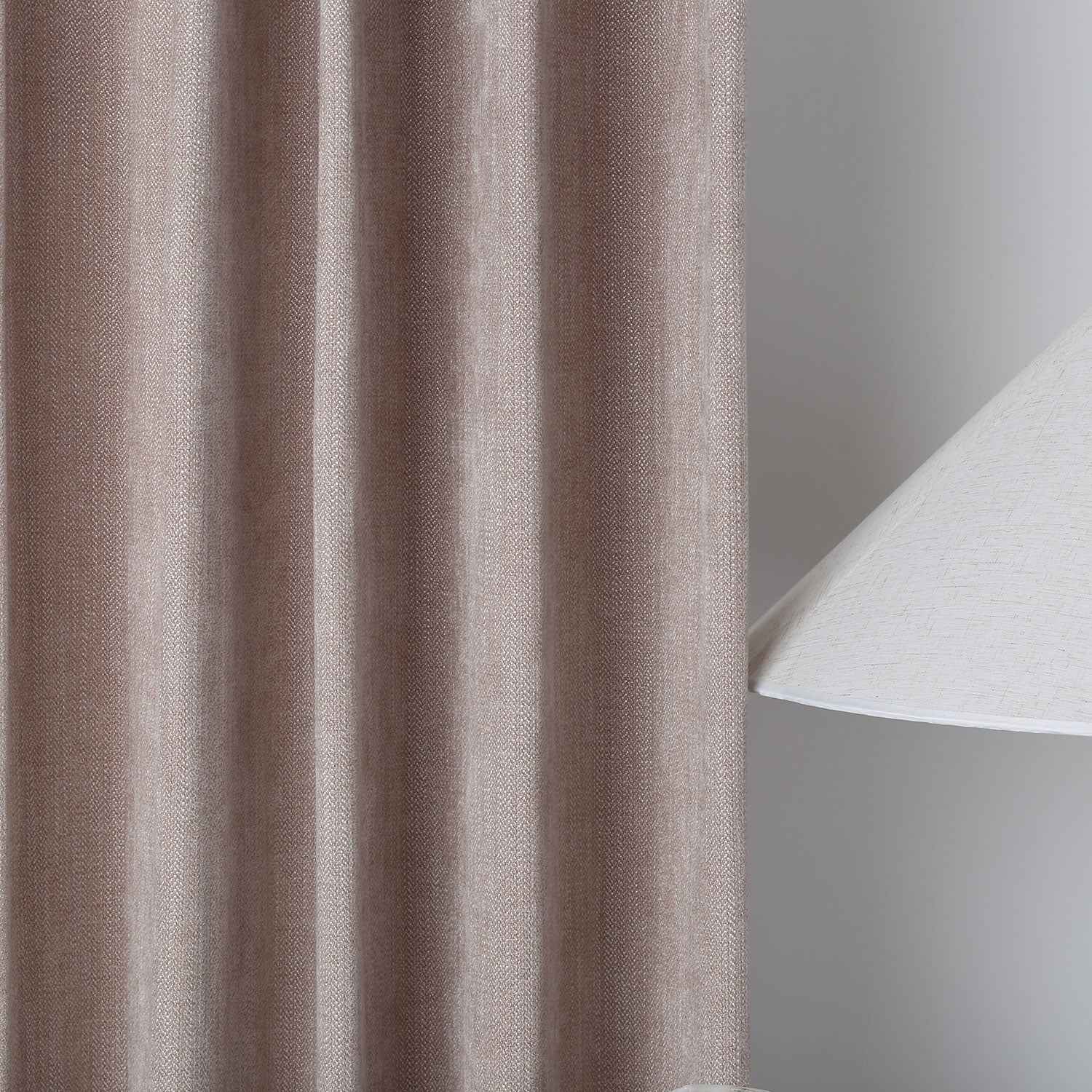 Blackout Jacquard Curtain Pleated - Detail View 2 | JOYDRAPE Bespoke Luxury
