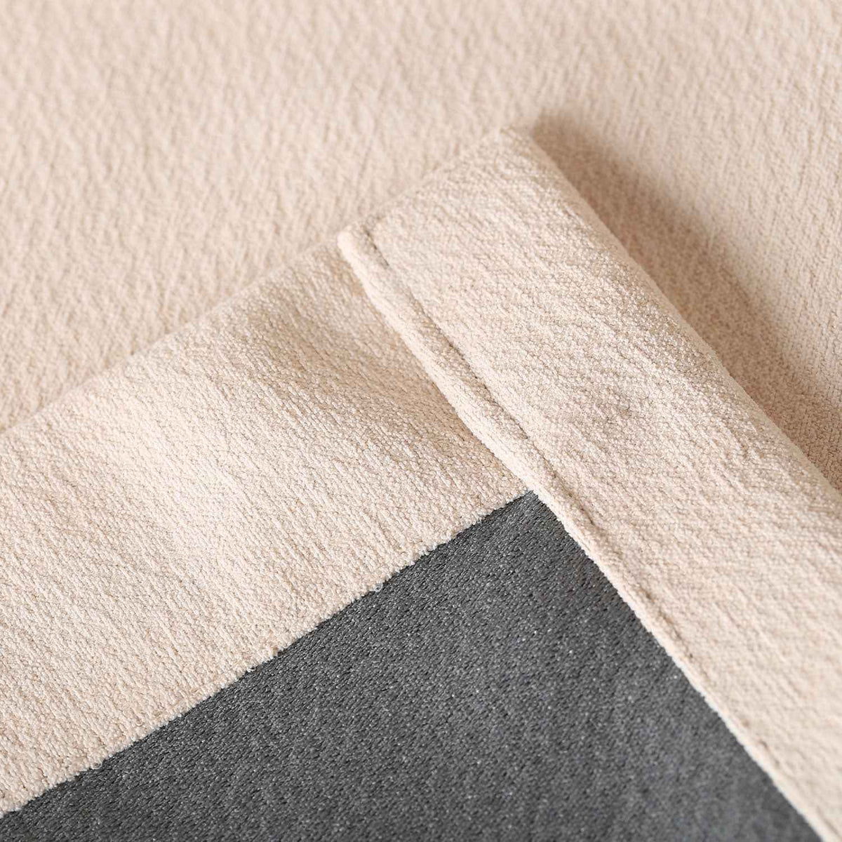 100%Blackout Linen Roman Shades Cordless/Motorized - Detail View 3 | JOYDRAPE Bespoke Luxury