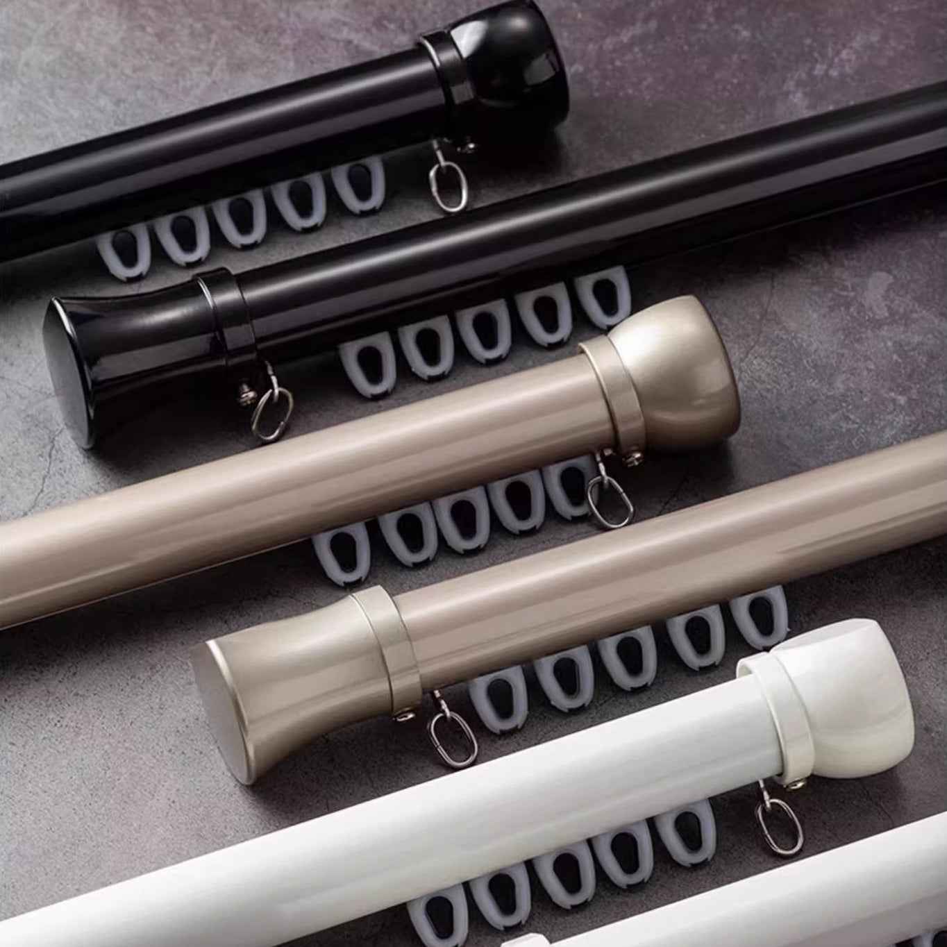 Custom Traverse Rods  Single pole Not scalable