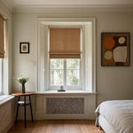100%Blackout Linen Roman Shades Cord Lift - Detail View 1 | JOYDRAPE Bespoke Luxury