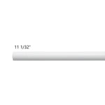 P-Single Decorative Curtain Rod with Rings - Detail View 18 | JOYDRAPE Bespoke Luxury