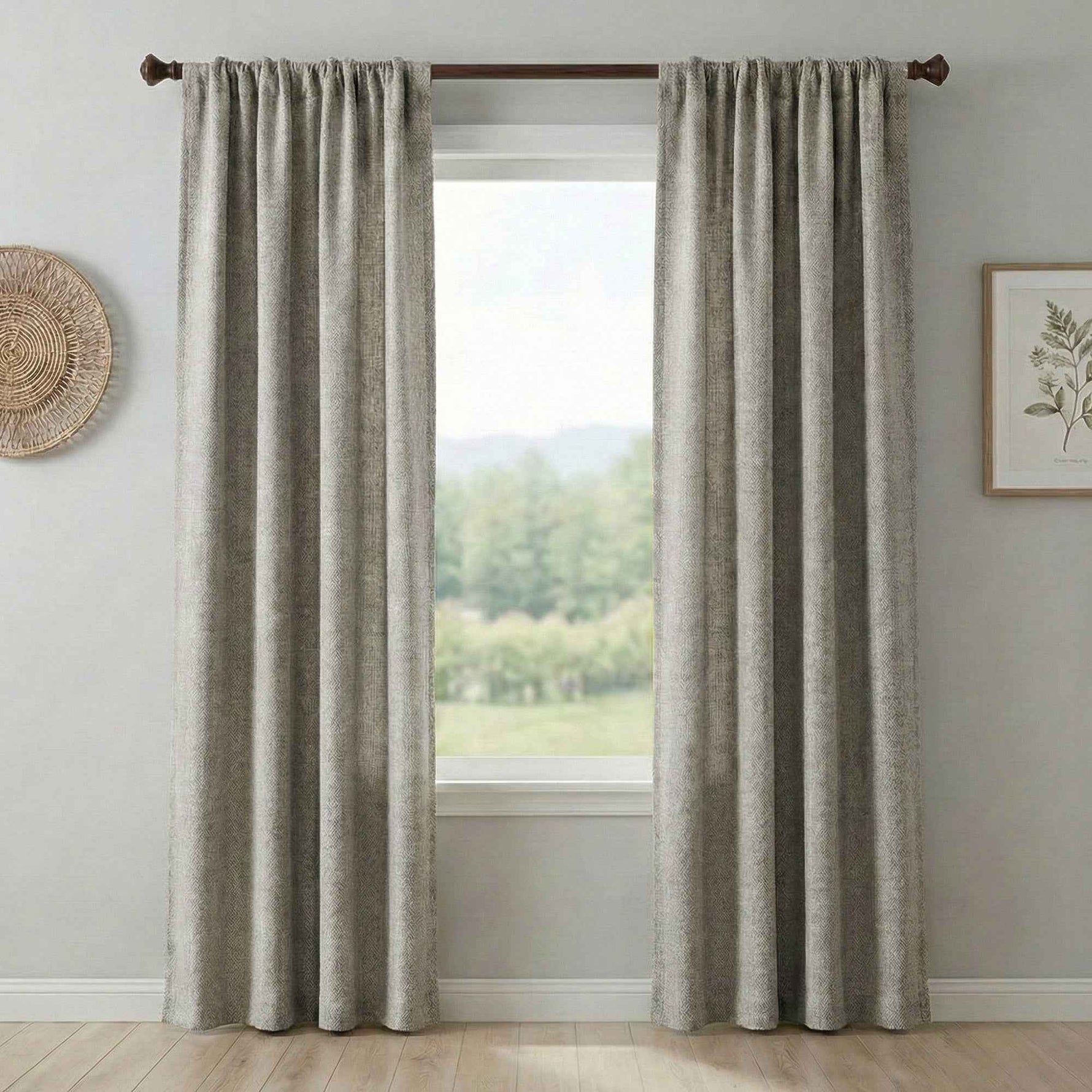 Twill Heavyweight solid color blackout curtains - Detail View 8 | JOYDRAPE Bespoke Luxury