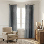 Morandi Cotton Linen Textured Blackout Curtains