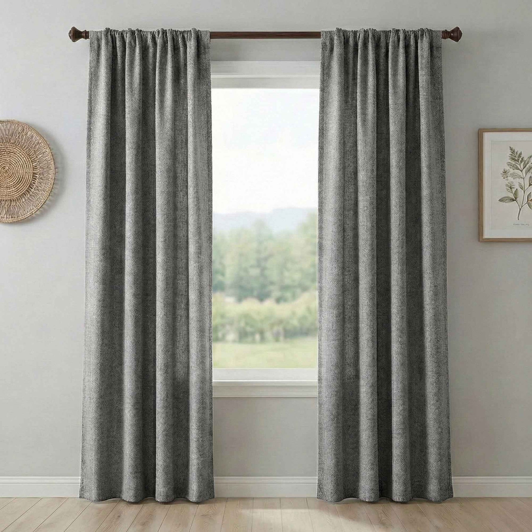 Twill Heavyweight solid color blackout curtains - Detail View 13 | JOYDRAPE Bespoke Luxury