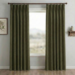 Waffle Natural Cotton Linen Blend Curtains