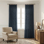 Morandi Cotton Linen Textured Blackout Curtains