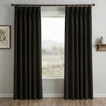 Waffle Natural Cotton Linen Blend Curtains