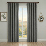 pincheck 100% Blackout Cream Style Curtains