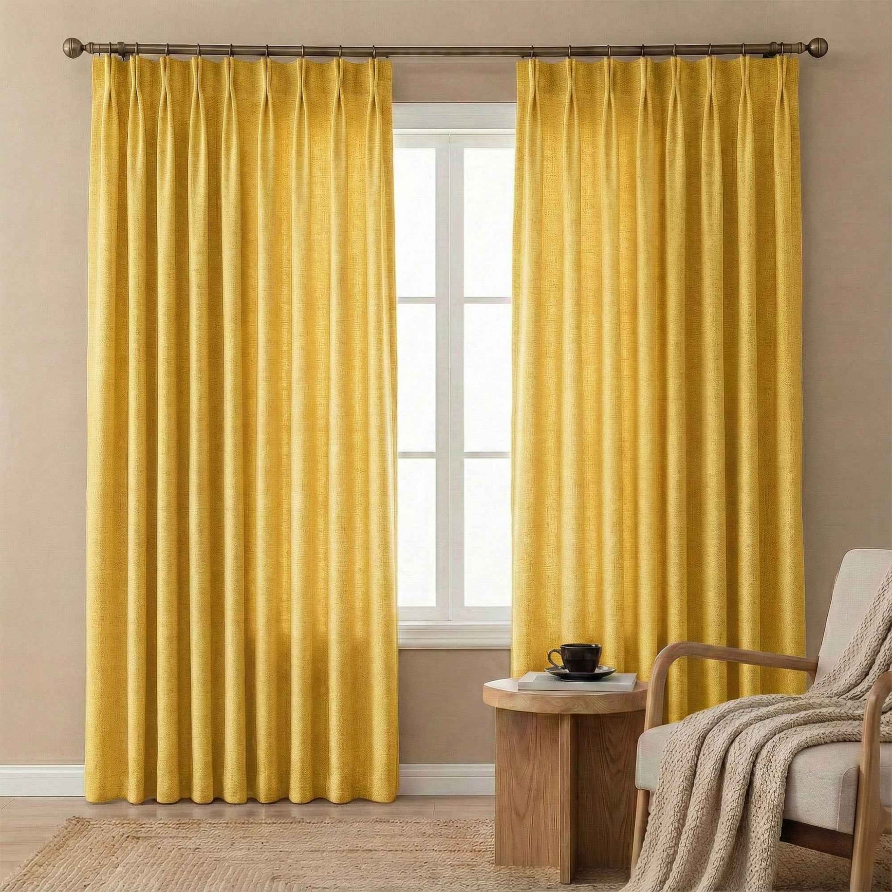 Velvety Short-pile Chenille High Blackout Curtains - Detail View 16 | JOYDRAPE Bespoke Luxury