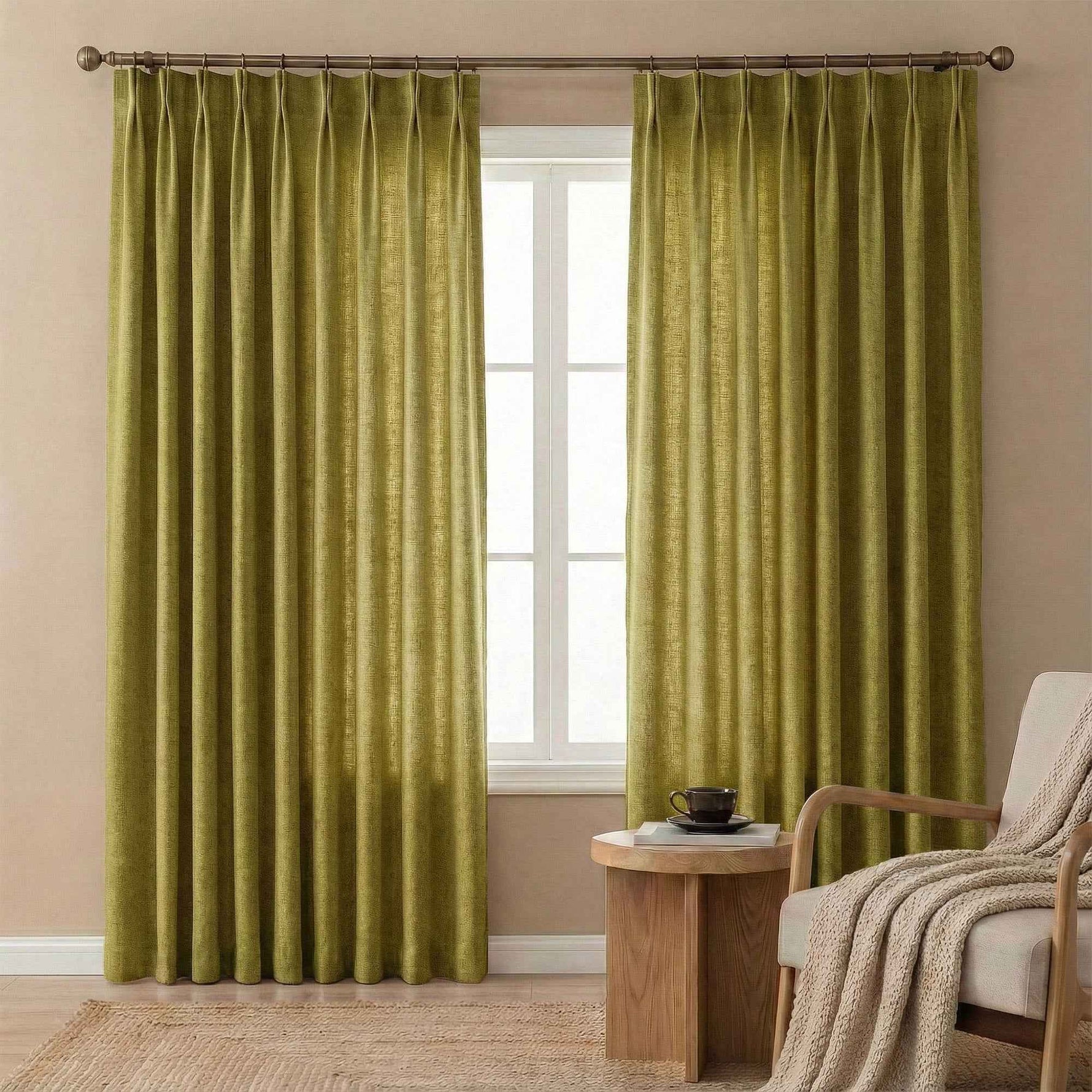 Velvety Short-pile Chenille High Blackout Curtains - Detail View 17 | JOYDRAPE Bespoke Luxury