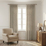 Morandi Cotton Linen Textured Blackout Curtains