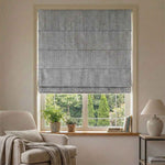 L-Lfluffy Cordless 100% Blackout Faux Linen Roman Shades - Detail View 11 | JOYDRAPE Bespoke Luxury