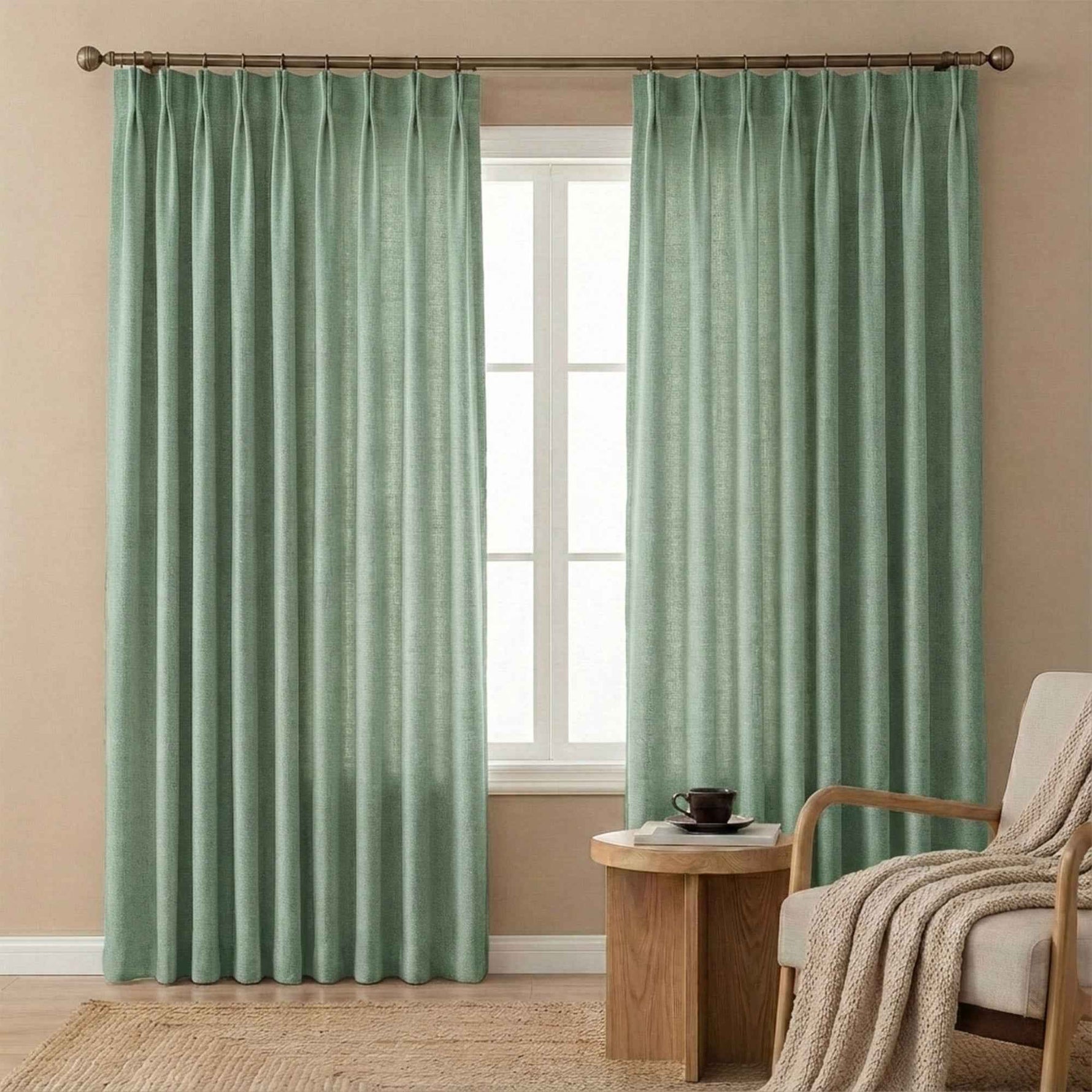 Velvety Short-pile Chenille High Blackout Curtains - Detail View 21 | JOYDRAPE Bespoke Luxury