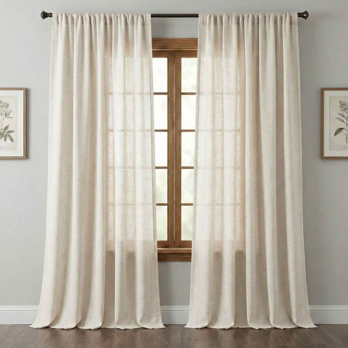 Timeless Natural linen blend curtains - Detail View 9 | JOYDRAPE Bespoke Luxury