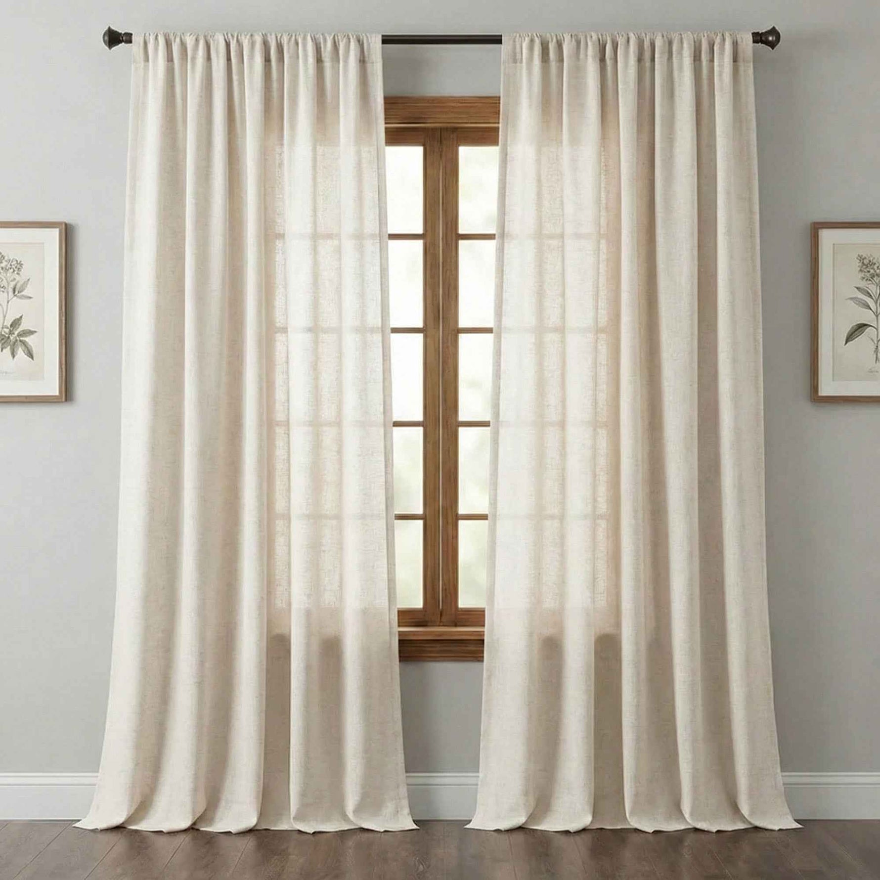 Timeless Natural linen blend curtains - Detail View 9 | JOYDRAPE Bespoke Luxury