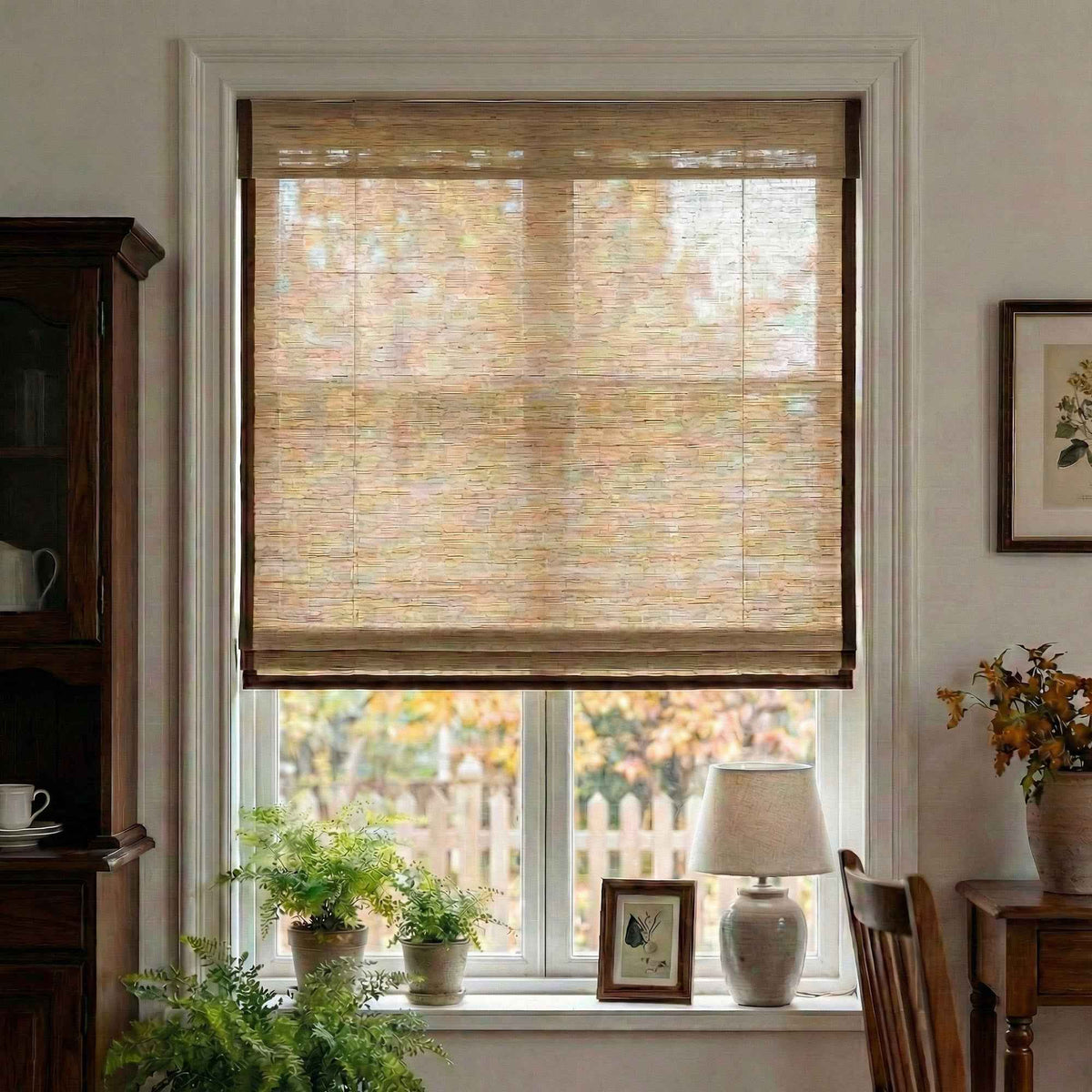 L-Lramie Cordless Ramie Roman Shades - Detail View 9 | JOYDRAPE Bespoke Luxury