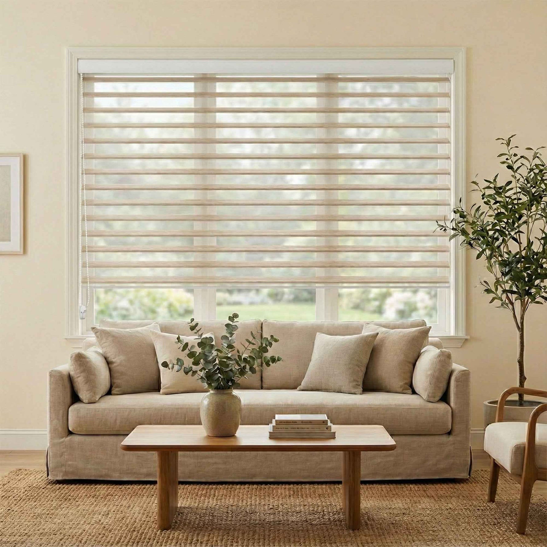 X-Veil Linen Texture Shangri-La Blinds - Detail View 10 | JOYDRAPE Bespoke Luxury