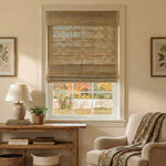 L-Lreed Cordless Fine Linen Roman Shades - Detail View 9 | JOYDRAPE Bespoke Luxury