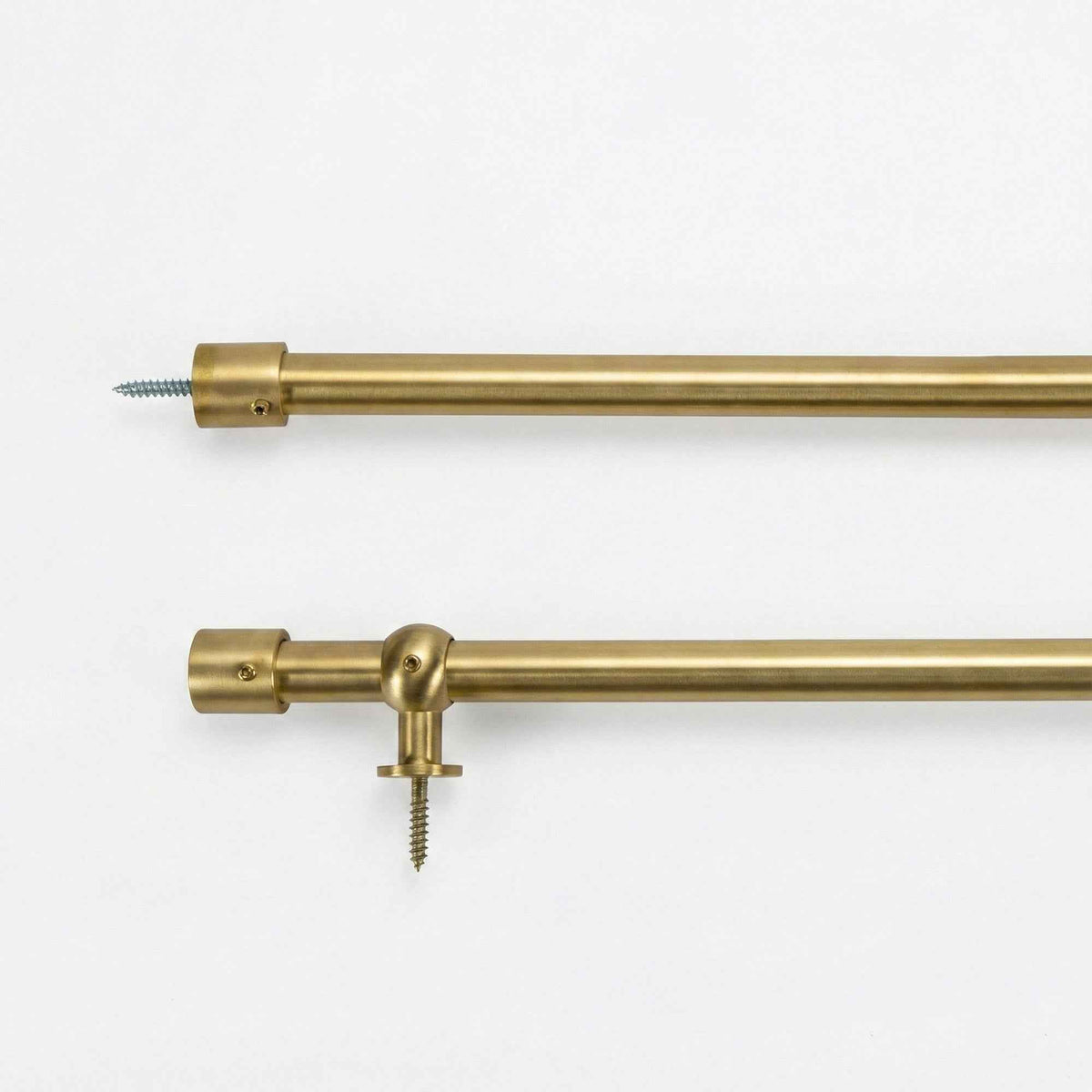 P-Custom 1/2" Cafe Curtain Rod, Door Curtain Rod - Detail View 8 | JOYDRAPE Bespoke Luxury