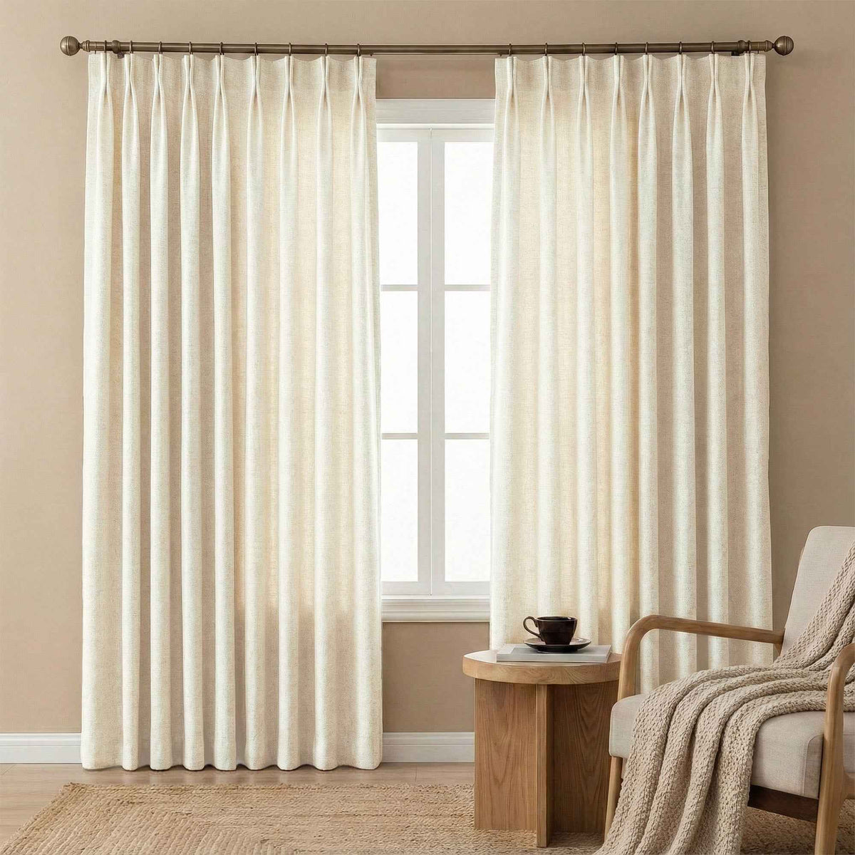 Velvety Short-pile Chenille High Blackout Curtains - Detail View 9 | JOYDRAPE Bespoke Luxury