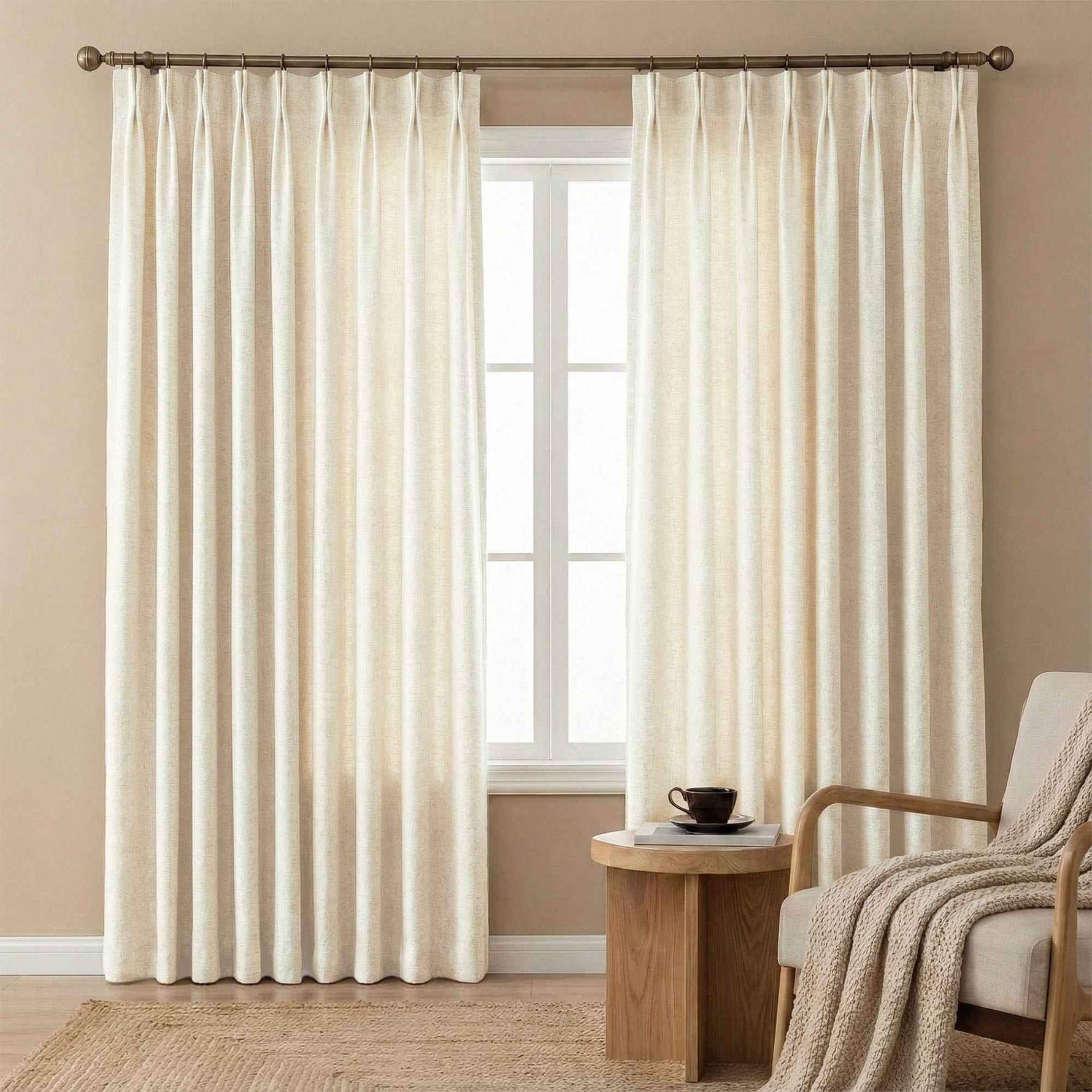 Velvety Short-pile Chenille High Blackout Curtains - Detail View 9 | JOYDRAPE Bespoke Luxury