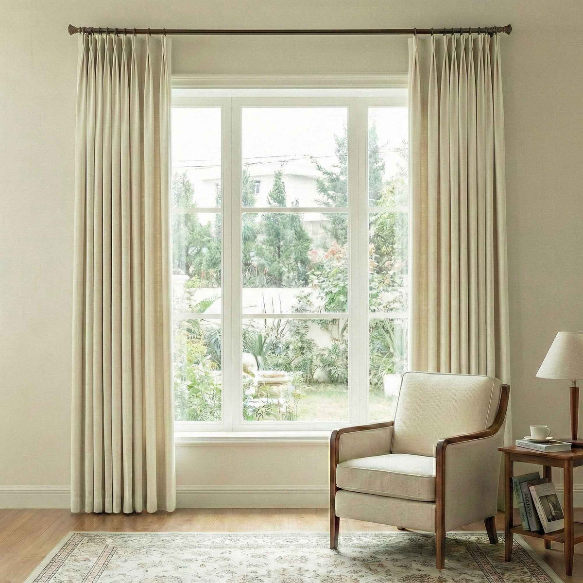 Candy Cotton Linen Blend Blackout Curtains - Detail View 9 | JOYDRAPE Bespoke Luxury