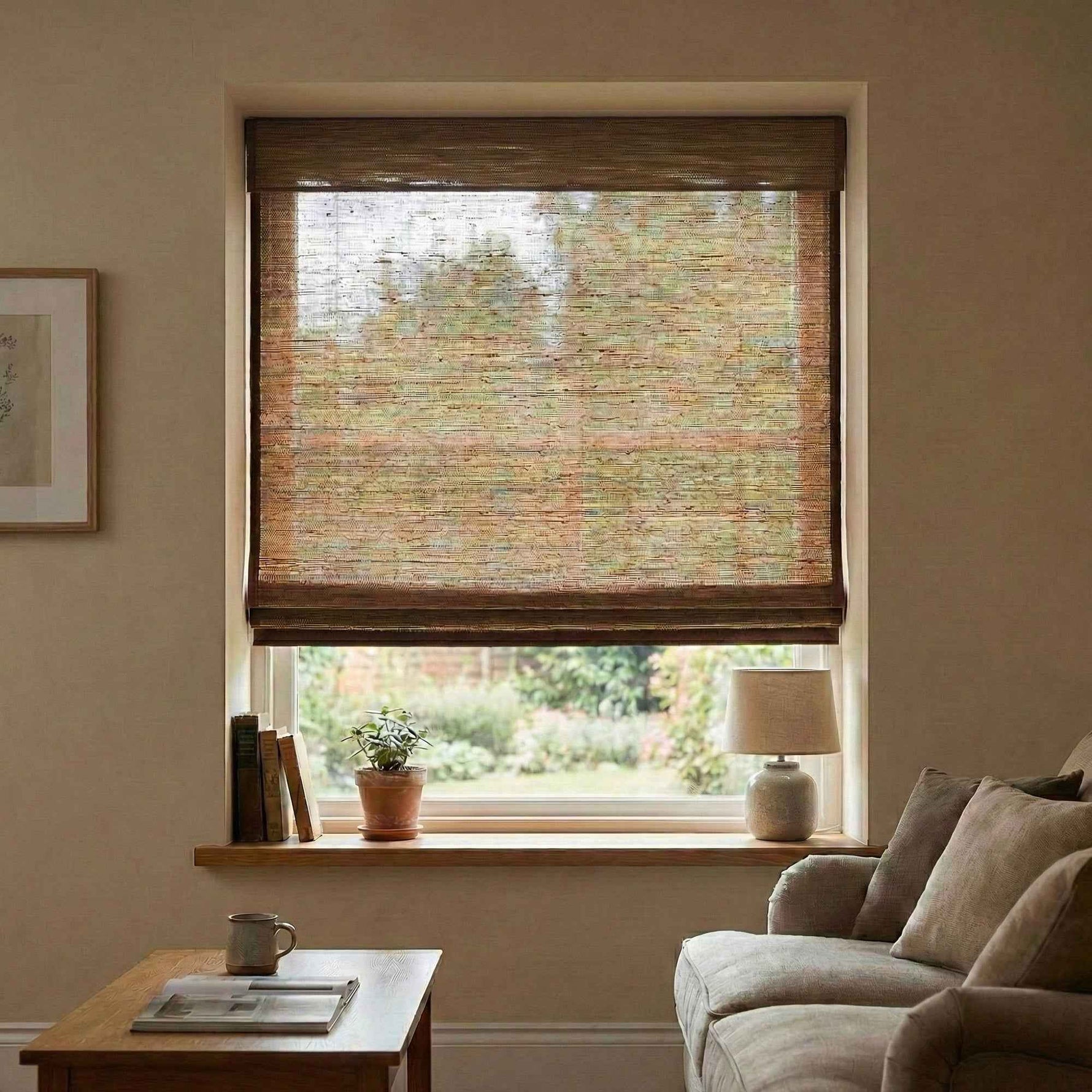 L-Lhramie Refined Ramie Cordless Roman Shades - Detail View 9 | JOYDRAPE Bespoke Luxury