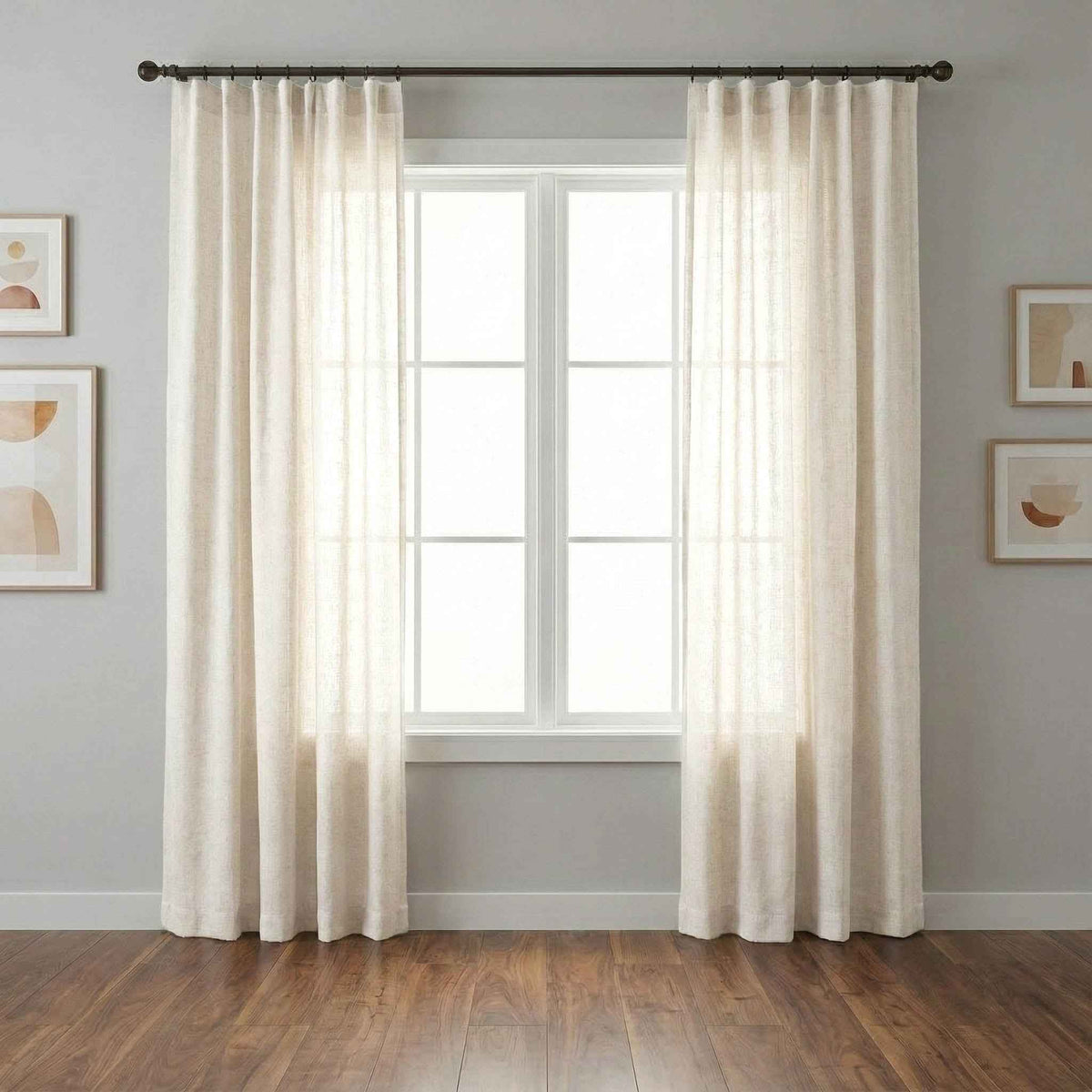 Languids Openwork Linen Blend Curtains - Detail View 9 | JOYDRAPE Bespoke Luxury