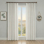 pincheck 100% Blackout Cream Style Curtains