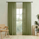 Pchill Light-Filtering Linen Textured Curtains - Detail View 14 | JOYDRAPE Bespoke Luxury
