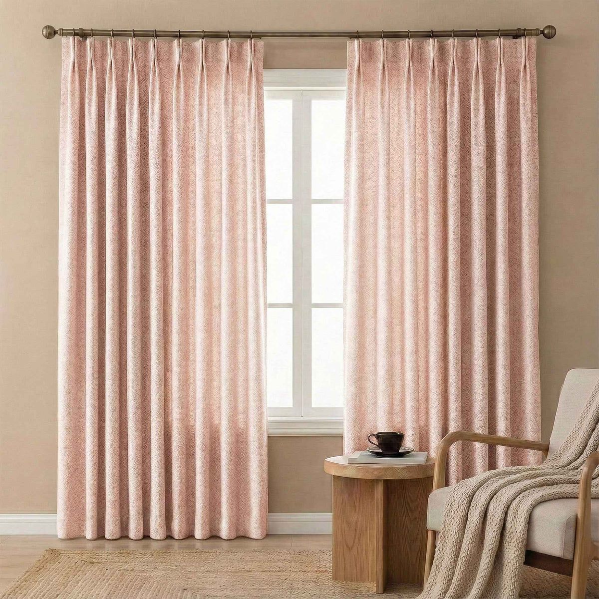Velvety Short-pile Chenille High Blackout Curtains - Detail View 24 | JOYDRAPE Bespoke Luxury