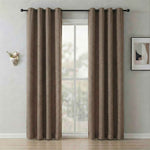 revers 100% Blackout Faux Linen Curtains