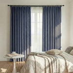 Colorful Semi-Sheer Linen Textured Curtains