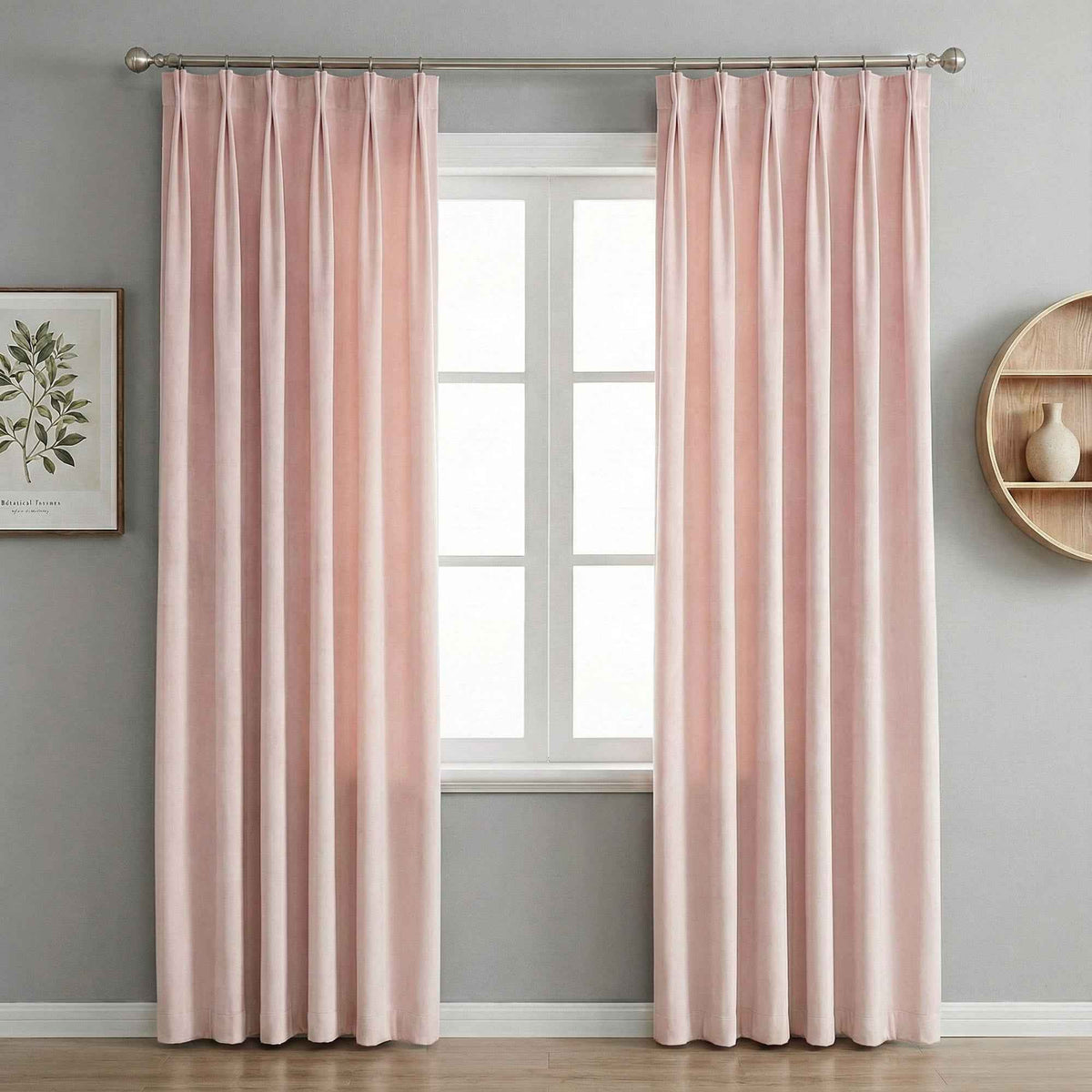 Velvet Mid-Century Modern Curtains