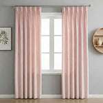 Velvet Mid-Century Modern Curtains