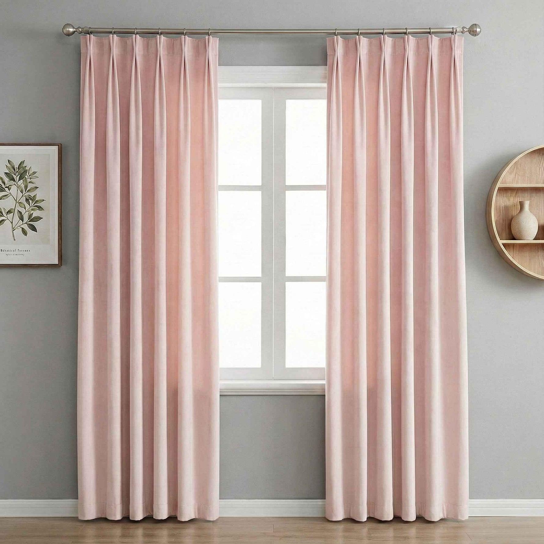 Velvet Mid-Century Modern Curtains